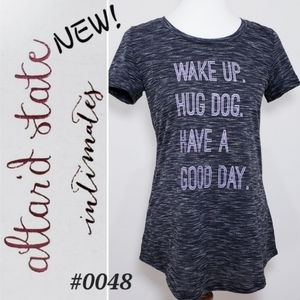 💟NEW! Altar'd State intimates short sleeve dog top Small